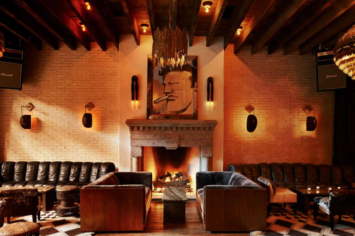 Ludlow Hotel Fireplace