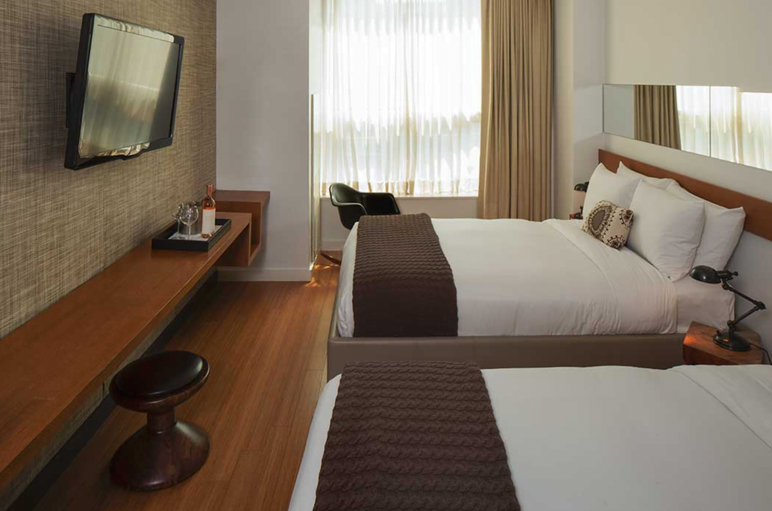 McCarren Hotel Williamsburg Double Room 2 Beds