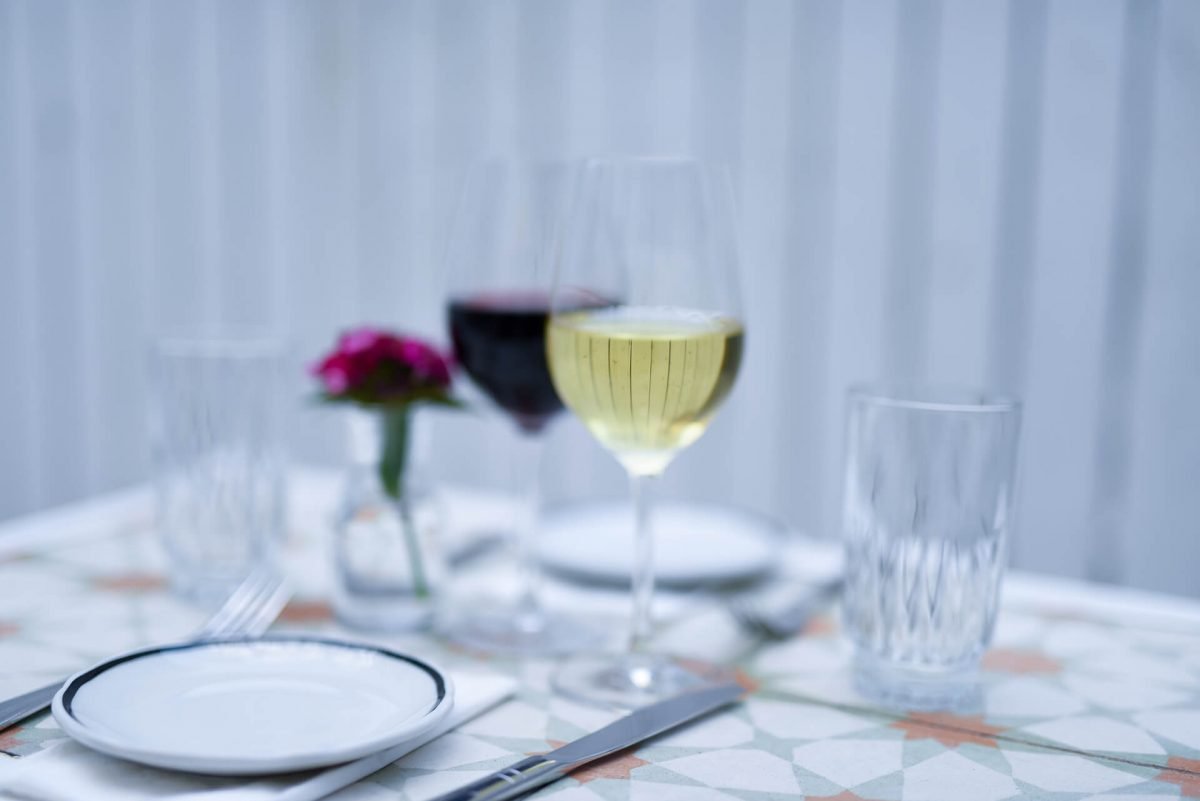 Dining-Le-Fanfare-Restaurant-Wine-Glasses