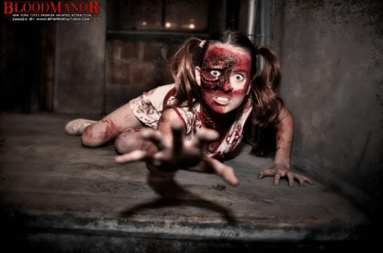 Events Up Coming NYC Halloween Blood Manor Creepy Girl