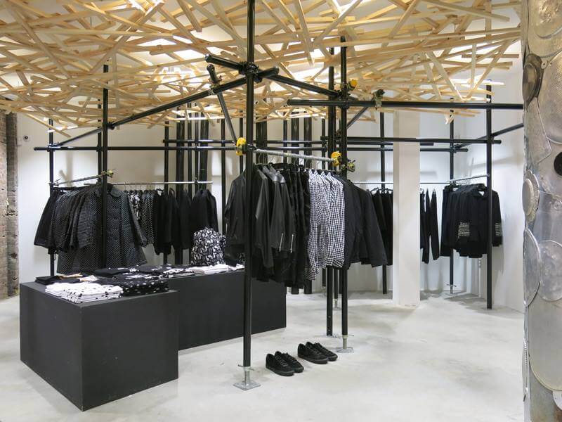 Shop Ladies and Gents Menswear Dover Street Market Black White