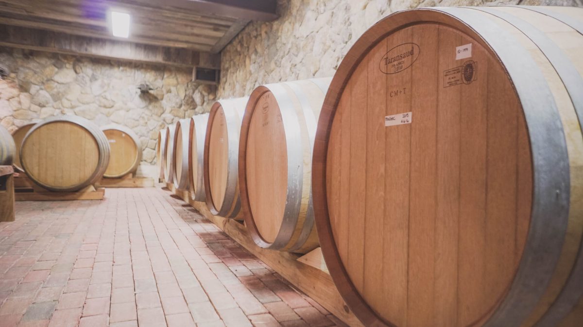 Day Trips and Travels Macari Vineyards Barrels