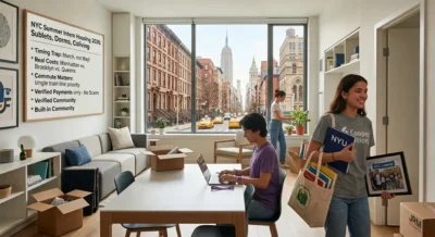 Where NYC Interns Actually Live – A Summer Housing Guide